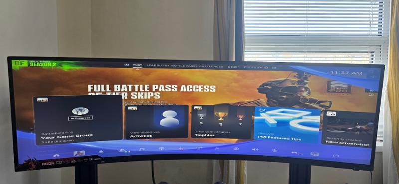 AOC AGON AG493UCX2 49" Curved Ultra Wide Quad HD 165Hz