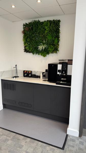 Premium Artificial Green Wall Panel Spring 100 x 100cm | Faux Living Wall panel | FR Foliage Panels Vertical Garden | Interior Design | UV Protected