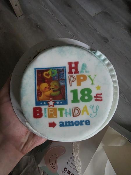 Personalised Any Age Birthday Photo Cake - Order By 2pm For Next Day Delivery @ bakerdays