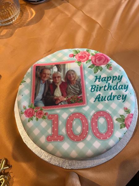 Personalised Any Age Floral Vintage Photo Upload Cake - Order By 2pm For Next Day Delivery @ bakerdays