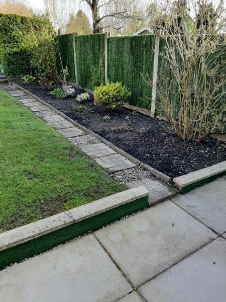 Artificial conifer fencing cover