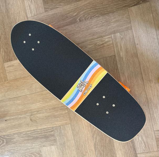 Carver GrlSwirl Daydream - CX Surfskate Cruiser Skateboard - 9.25" x 28.0"