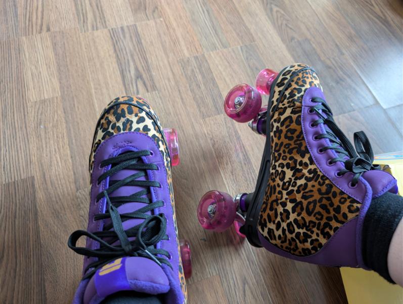 Rookie Quad Skate Rollerskates Harmony V2 - Leopard