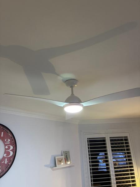 Remote control fan and light