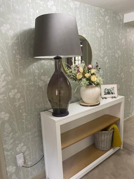 Pretty wallpaper ideal for a cottage