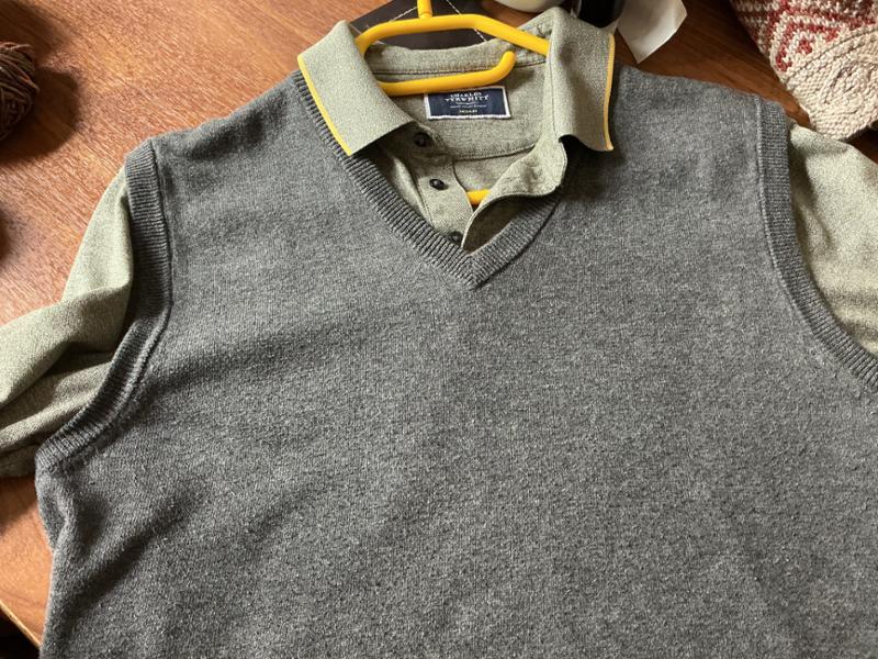 Mens Classic Lambswool Slipover