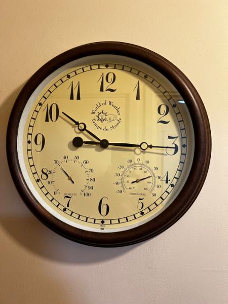 Wall Clock Weather Station