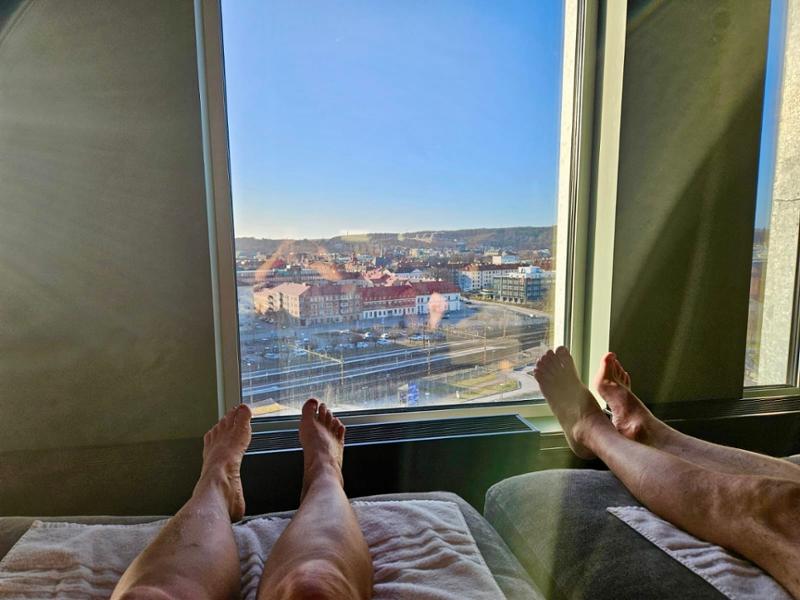 Härligt hotell med toppenläge.