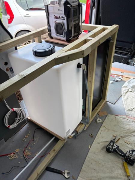 Purchase of water tank for campervan