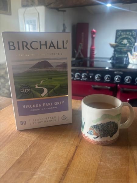 Virunga Earl Grey 80 Plant-Based Prism Tea Bags