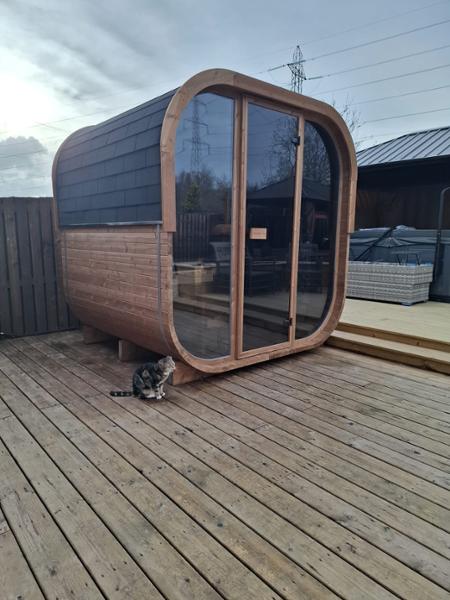 210 Cube Sauna supplied and fitted by a company which gives excellent servi