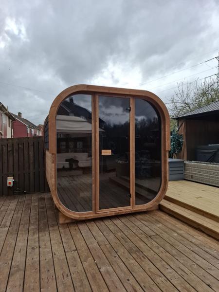210 Cube Sauna supplied and fitted by a company which gives excellent servi