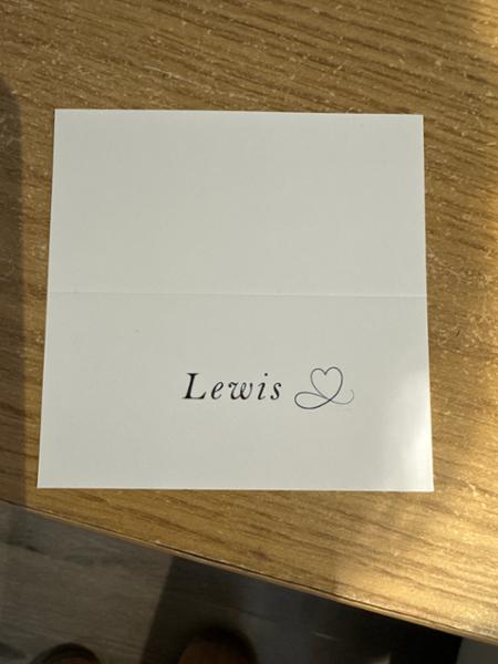Personalised Table Plan / Seating Chart  - Celina Design