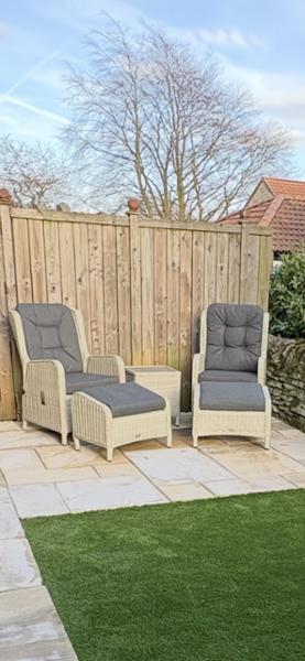 Chedworth recliner set-dove grey