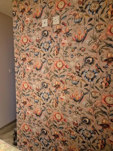 Curious Creatures Wallpaper Blush Pink World Of Wallpaper 50471
