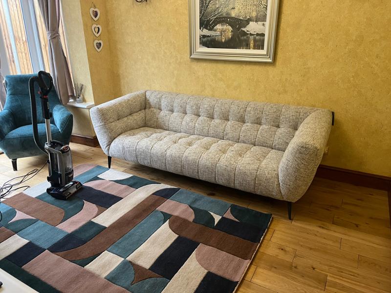 Sofa, Chair and Rug
