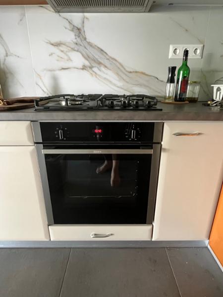 NEFF B1ACC2AN3 71 Lt Inox Εντοιχιζόμενος Φούρνος Άνω Πάγκου