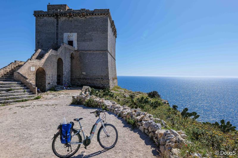 Puglia Cycling - preseason spring flowers .........and showers!