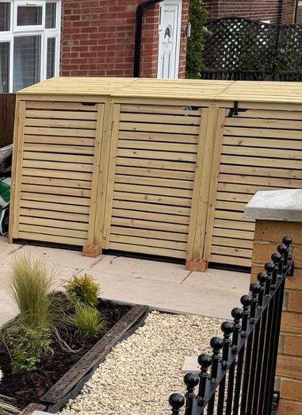 3 x 6 Small Pent Storage Shed, Overlap