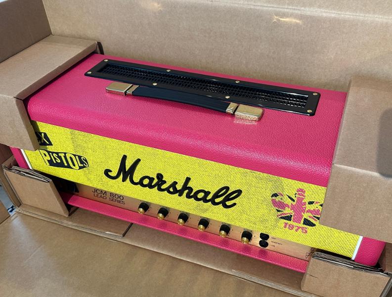 Marshall JCM800 Sex Pistols 50th Anniversary Steve Jones Valve Amp Half Stack