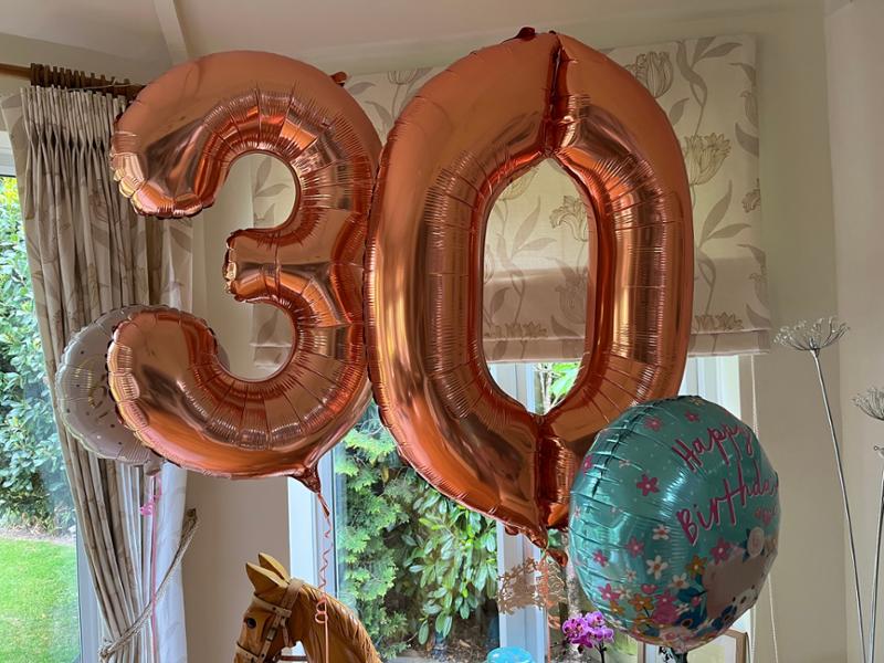 Helium balloons