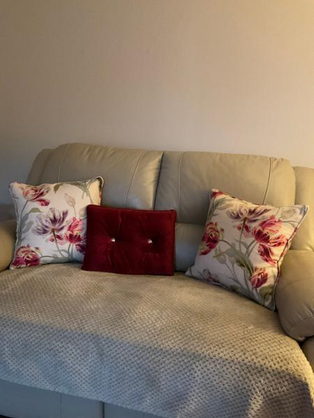 Accessory (MTM):Gosford Cranberry Piped cover Cushion CoversProduct Ref:AW