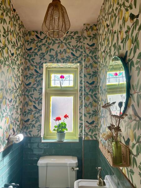 Downstairs toilet makeover