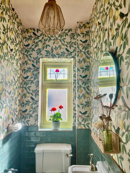 Downstairs toilet makeover