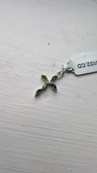 0.66cts Mozambique Ruby Sterling Silver Charm