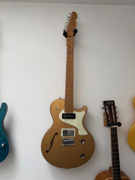 Second Hand PJD Carey Standard Semi-Hollow Electric Guitar in Firemist Gold 053