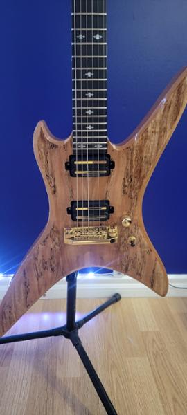 BC Rich Legacy Series Stealth Exotic Electric Guitar in Spalted Maple
