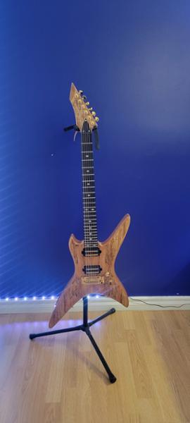 BC Rich Legacy Series Stealth Exotic Electric Guitar in Spalted Maple