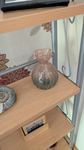 Ombre Glass Bud Vase, Pink and Blue