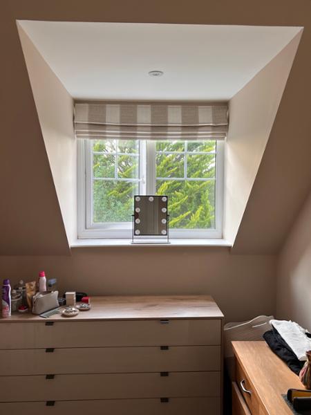 Beautiful Roman blinds