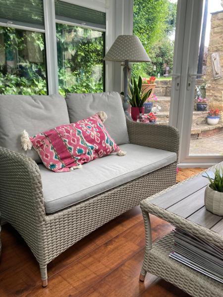 Tetbury balcony set-graphite & cover