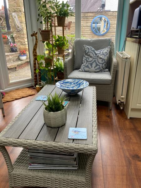 Tetbury balcony set-graphite & cover