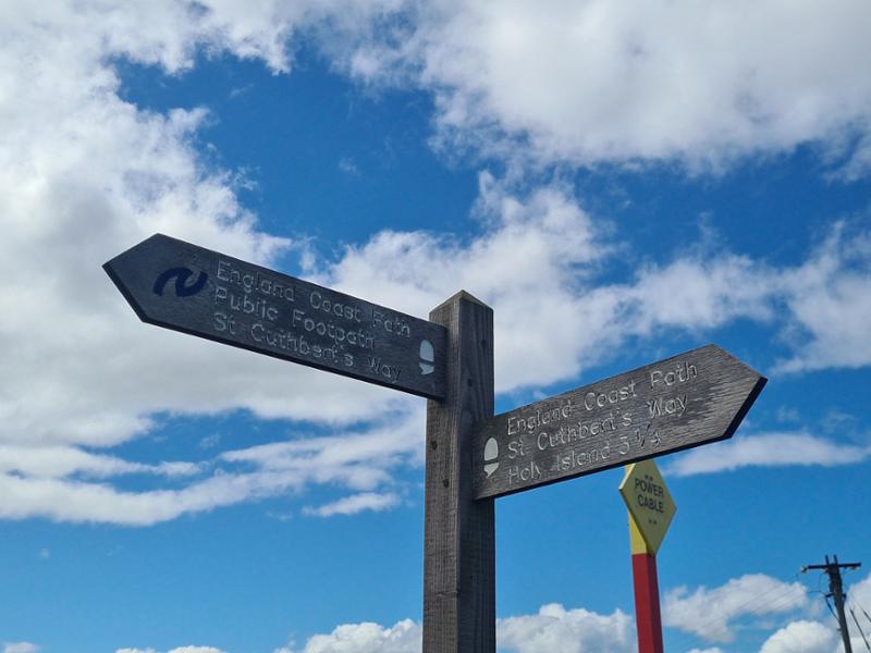 Northumberland Coast Path is a gentle in profile and perfect coastal wander