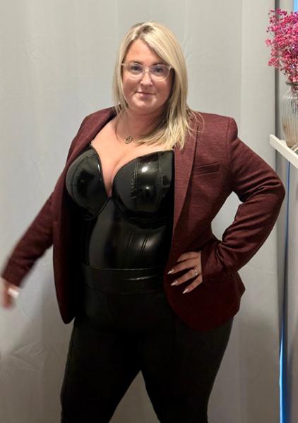 Scantilly Classique Plunge Strapless Padded Body Black