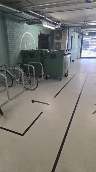 1100 Litre Wheelie Bin | Green