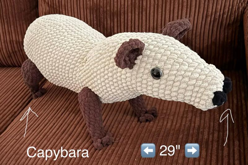 Amigurumi Capi, the Capybara