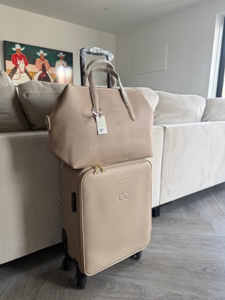 Milan Cabin Bag in Light Taupe