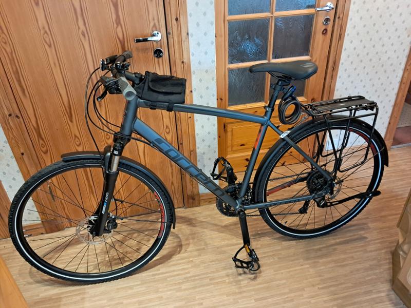 Carrera Crossfire 3 Mens Hybrid Bike - Grey - S, M, L Frames