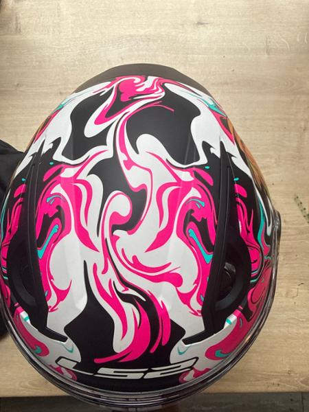 LS2 Helmet and Oxford Women’s Gloves.