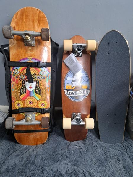 D Street Lost At Sea,discoloured wheels Complete Cruiser - 26.0"