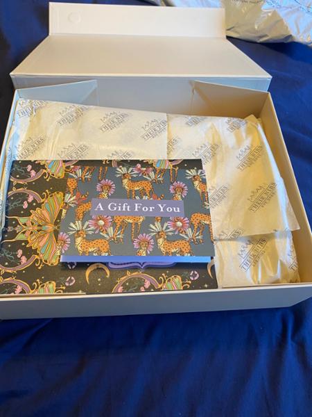 Womens Golden Yellow & Blue Trim Patchwork Gingham Seersucker Oversize Pyjama Set