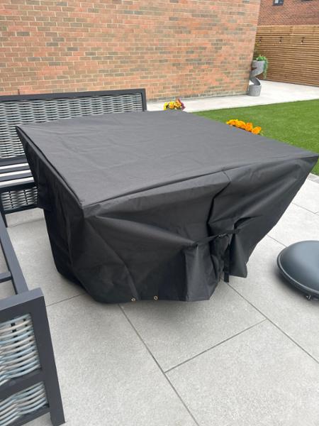 Bosmere Ultimate Protector Cube Set Cover 4 Seater Charcoal UM645C