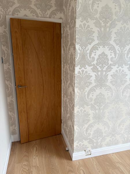 Amara Damask Wallpaper Cream Belgravia 7369