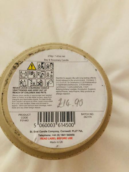 St Eval Bay &amp; Rosemary Sand Dune Pot Candle