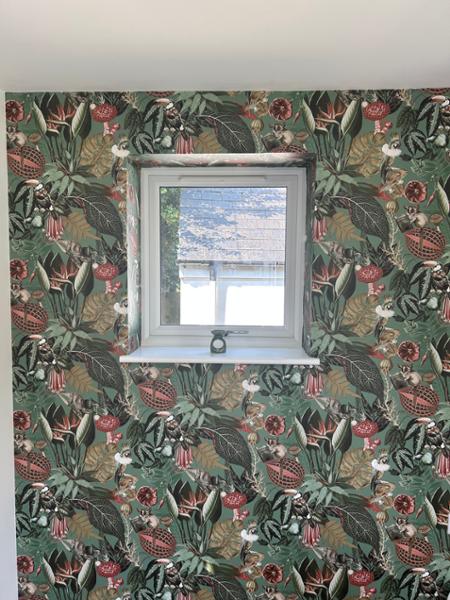 Wonderland Tropical Wallpaper Sage Holden 13401