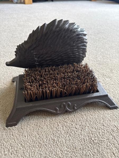 Cast Iron Hedgehog Boot Brush